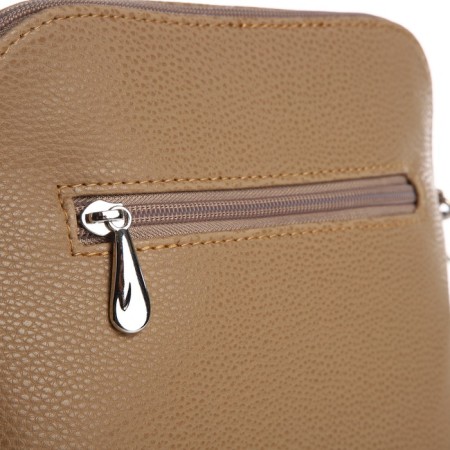Women's bag over the shoulder Textura, small size, beige color-3