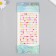 Plastic sticker "Rhinestial rhinestones" MIX D-0.6 cm 10x22.5 cm