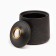Ceramic ashtray for cigarettes and sticks "Style", 11 x 10 cm, d = 2.2 cm, black