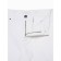 Women's shortened jeans with high landing Conte Elegant, size L, color White