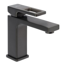 AFLORN AF19010ST shell mixer, pour height 11 cm, brass, glossy graphite