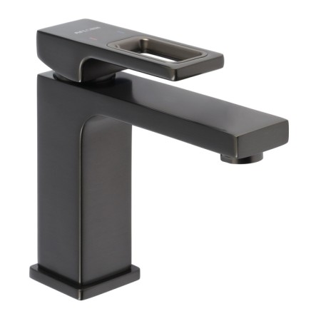AFLORN AF19010ST shell mixer, pour height 11 cm, brass, glossy graphite