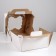 Box for cake, 2 windows, white, 30 x 30 x 30 cm