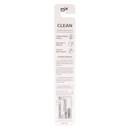 Toothbrush with dense bristles, medium rigidity-3
