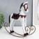 Souvenir tree "Horse-rocking" White with red 22x5x23 cm