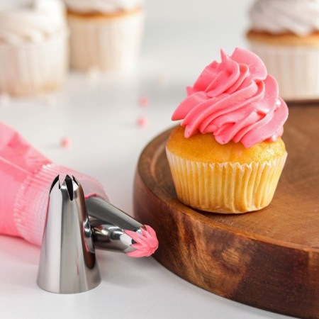 Confectionery nozzle d = 3 cm, output 1.5 cm, stainless steel