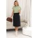 Female skirt, size 54, blue color