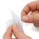 The holder with a clamp with a adhesive surface of the tundra, transparent, set 4 pcs.