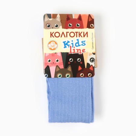 Pantyhose children's color blue, height 86-92 cm-3