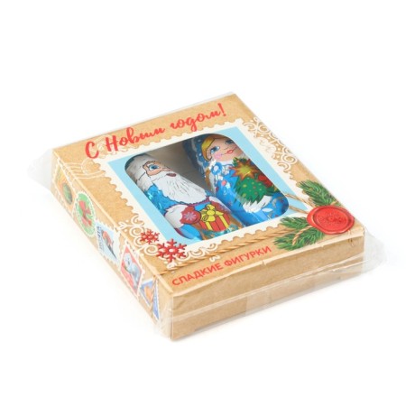 Cocoa cocoa figures from glaze in the box "Postcard"-6