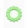 Chewing toy "Ring with spikes", tpr, 8.5 cm, green