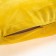 Decorative pillowcase with brushes Ethel color yellow, 45x45 cm, polyester, velor