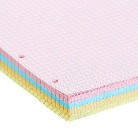 Smooth block for a notebook on rings A5, 200 sheets, 65 g/m2-1