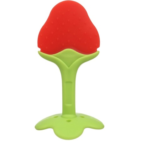 A set of silicone teeters "berry", with a rattle, 4 pcs., In the case, crumb I-9