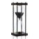 Sanding clock "Infinity", for 30 minutes, 25 x 9.5 cm, black sand