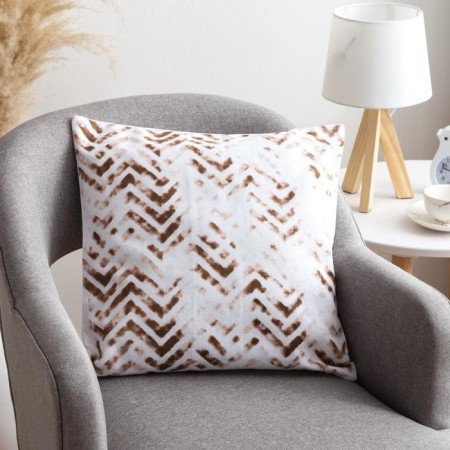 Decorative pillowcase 40x40 cm, zigzags power, 100% cotton-1