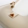 Bag Women's Baget on the zipper Textura, average size, dairy color