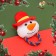 Soft toy for dogs "Snowman with a rope" with a squeak