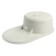 Sin for a kitchen made of stone Zein 110/Q1, 730 x 450 mm, oval, overflow, color white ice