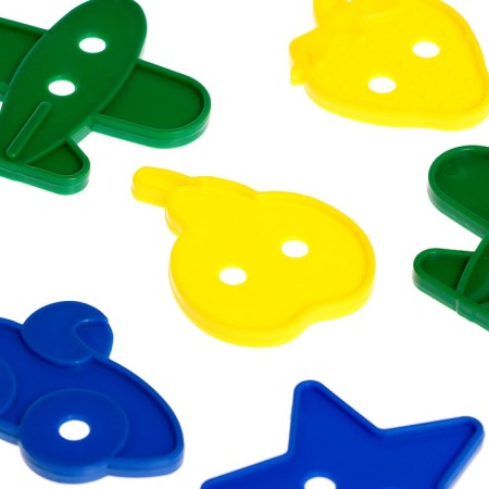 Lacing "Funny figures" under the valve, 24 pcs., According to Montessori Methods-6