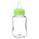 A bottle for feeding, classic throat, glass, slow flow, from 6 months, 150 ml., Mix color