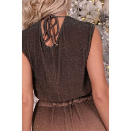 Female suit, size 46, beige color-6