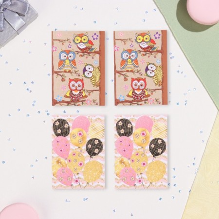 Set of mini -postcard "Wishes - 2" Gifts, 40 pieces, 5 x 7 cm-4