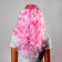 Carnival wig, curly curls with gel