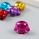 Busina for creativity plastic "Bunny glossy metallic" mix 2.1x1.6x1.3 cm
