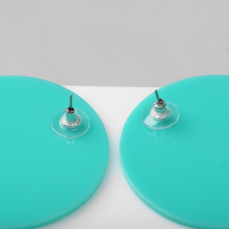 Acryl Earrings "Atmosphere" Solo, Blue Color-2