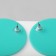 Acryl Earrings "Atmosphere" Solo, Blue Color