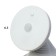 Sconces with the Lodgio movement sensor LED 1W 6000K USB AKB White 6.4x8.2 cm