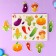 Frame-Lnaty "Choose a picture. Vegetables-Griba"