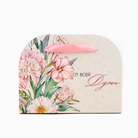 Carriage for flowers folding "with all my heart", 17 × 13 × 7 cm-1