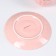 Service Porcelain Tea Dauline "Vivien", 12 objects: 6 cups 200 ml, 6 saucer d = 15 cm, pink color