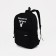 School backpack from textiles on lightning, 3 pockets, black color