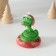 Polystone souvenir "Snake in a cap-earflass at a tubing" 5.2x6 ​​cm