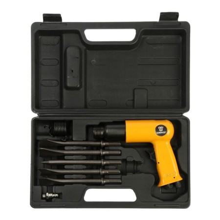 Pneumatic hammer DEKO DKPT04, SET 3 in a suitcase with a set of equipment, 8 items-6
