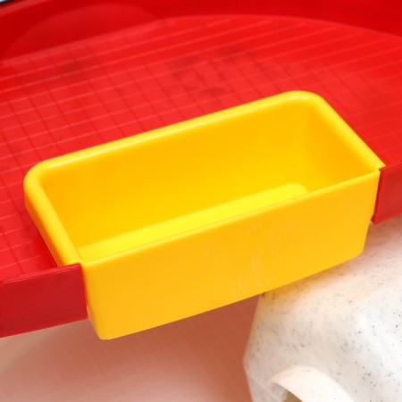 The cage for rodents is equipped, 48 x 35 x 34 cm, red-5