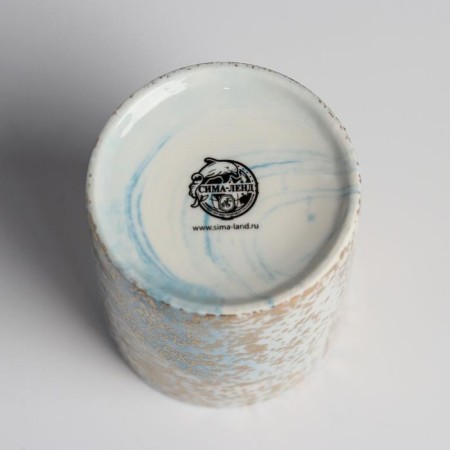 Ceramic glass with embossing, "intersperseions", 8 x 9.5 cm-7
