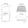 Sink My Space Star 55 5227550-0, above the washing machine, with brackets, siphon