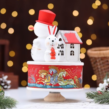 Musical souvenir "New Year's three", red-2