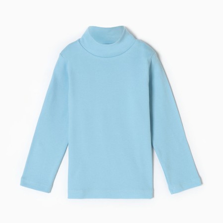Turtleneck for the boy, the color of light blue, height 116 cm