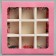 Box for sweets, confectionery packaging, 9 cells, “beloved teacher” 14.5 x 14.5 x 3.5 cm
