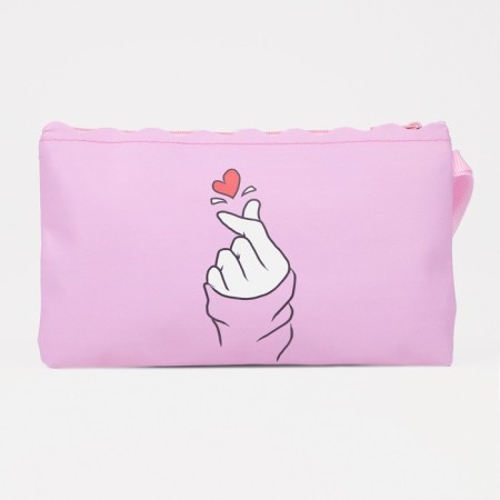Lightning cosmetic bag, pink color-1