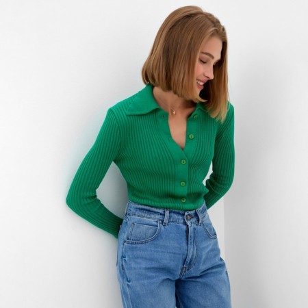 Jumper Female Minaku: Knitwear Collection Color Bulbed, size 46-48-2