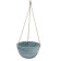 Kashpo for flowers suspended, 4l blue stone 25.5x25.5x12.7 cm