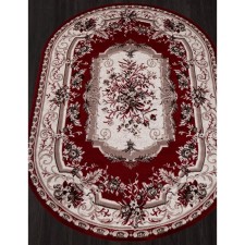 Oval carpet Merinos Gavana, size 200x300 cm, color Red