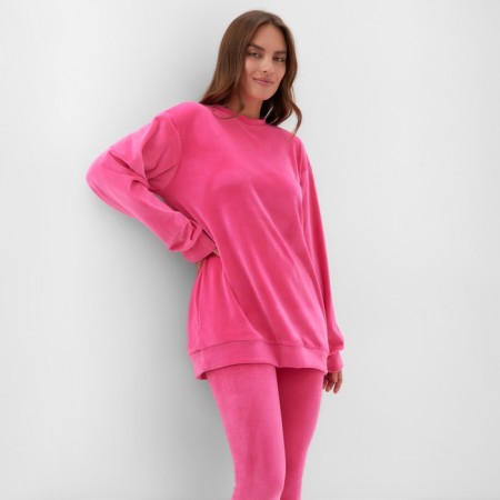 Women's costume (sweatshirt and leggings) KAFTAN PLUSHY p. 48-50, fuchsia-5
