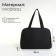 Sports bag, textura, small size, black color